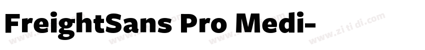 FreightSans Pro Medi字体转换